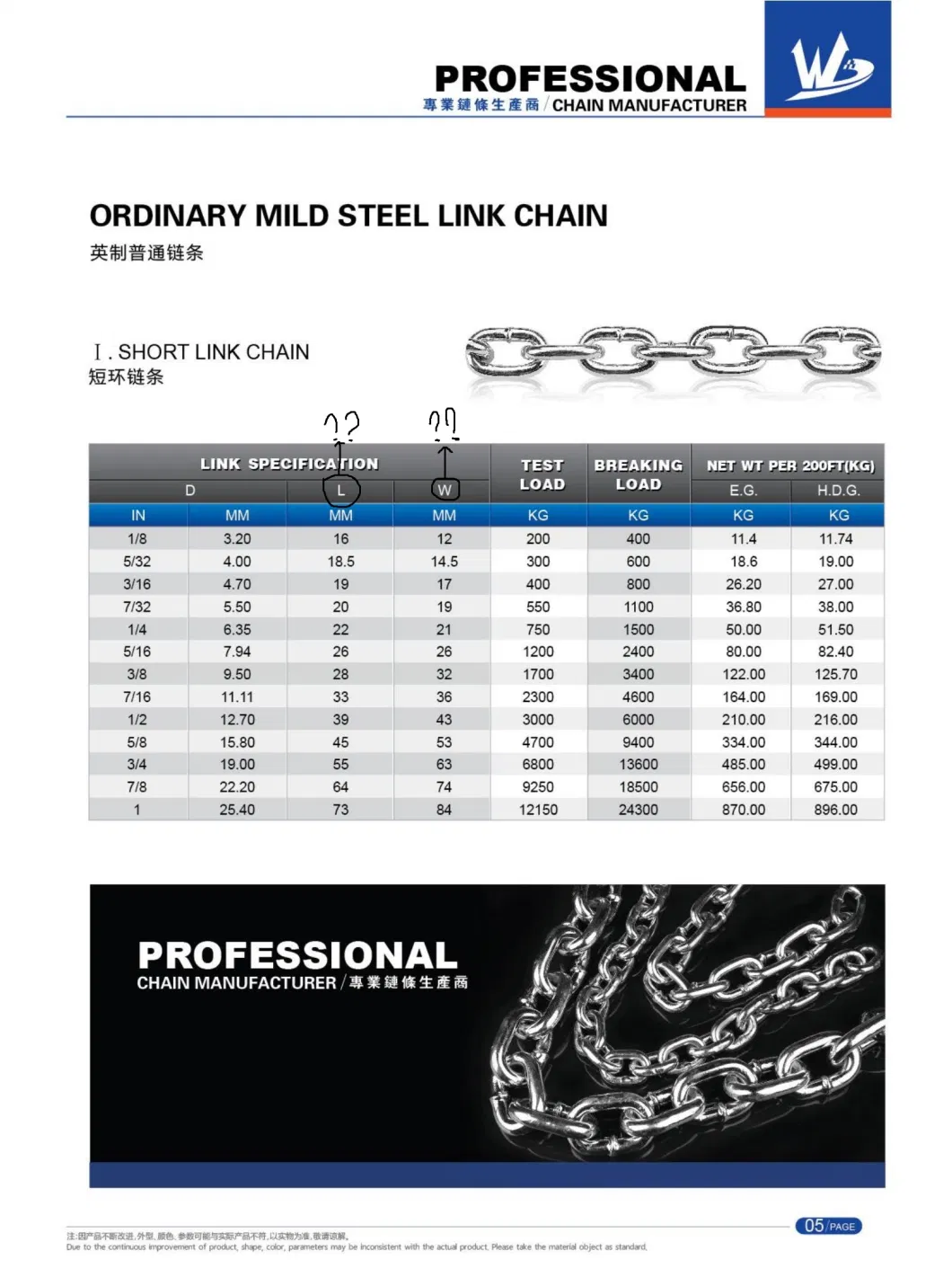 Short Link DIN766 Zinc Plated Link Chains in Gunny Bag