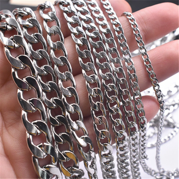 Bag Jewelry Accessories Metal Stainless Steel Nk Figaro Chain