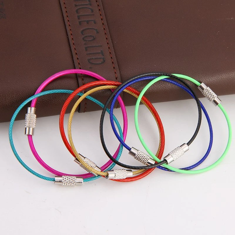 1.5*25mm Split Ring+1.2*4links Chain with a Separate Jump Ring Keyring