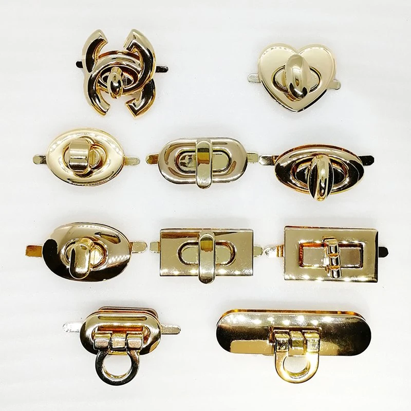 Different Type Metal Bag Lock Magnetic Button O/D Ring Bag Accessories