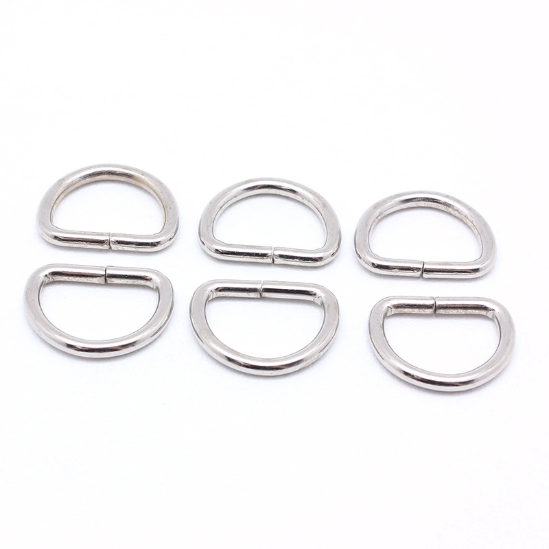 Webbing Metal Buckle D Rings Belt Loops for Bag Accessories