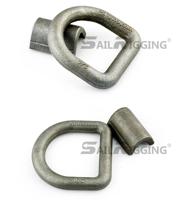 Forged Square Weldable Cast Wrap Lift Point D Ring