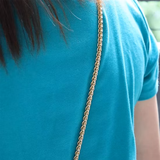 Acrylic Gold Silver Color Leopard Link Chains Strap for Costume Decoration Anti